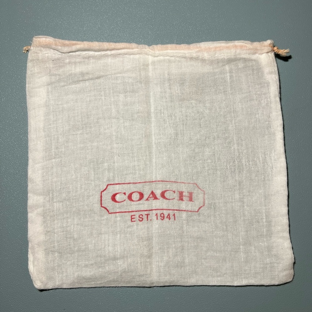 coach small dust bag